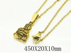 HY Wholesale Necklaces Stainless Steel 316L Jewelry Necklaces-HY74N0101LL