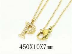 HY Wholesale Necklaces Stainless Steel 316L Jewelry Necklaces-HY12N0568OLD