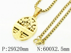 HY Wholesale Necklaces Stainless Steel 316L Jewelry Necklaces-HY09N1404HHZ