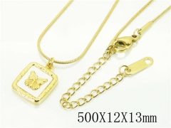 HY Wholesale Necklaces Stainless Steel 316L Jewelry Necklaces-HY59N0392MLQ