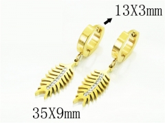 HY Wholesale Earrings 316L Stainless Steel Popular Jewelry Earrings-HY80E0736MW