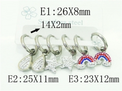 HY Wholesale Earrings 316L Stainless Steel Popular Jewelry Earrings-HY54E0167HJL