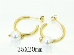 HY Wholesale Earrings 316L Stainless Steel Popular Jewelry Earrings-HY06E0368MQ