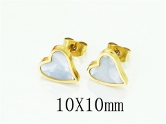 HY Wholesale Earrings 316L Stainless Steel Popular Jewelry Earrings-HY80E0763KR