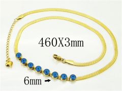 HY Wholesale Necklaces Stainless Steel 316L Jewelry Necklaces-HY91N0116HIL