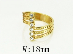 HY Wholesale Popular Rings Jewelry Stainless Steel 316L Rings-HY19R1198HAA