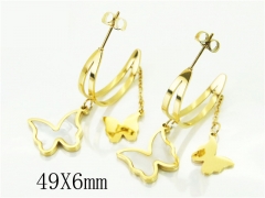 HY Wholesale Earrings 316L Stainless Steel Popular Jewelry Earrings-HY80E0713NW