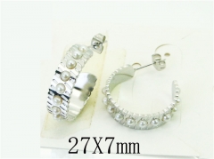 HY Wholesale Earrings 316L Stainless Steel Popular Jewelry Earrings-HY80E0757NLD