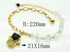 HY Wholesale Bracelets 316L Stainless Steel Jewelry Bracelets-HY80B1597NW