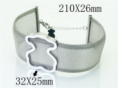 HY Wholesale Bangles Jewelry Stainless Steel 316L Fashion Bangle-HY90B0507HMD