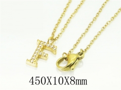 HY Wholesale Necklaces Stainless Steel 316L Jewelry Necklaces-HY12N0558OLF