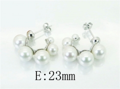 HY Wholesale Earrings 316L Stainless Steel Popular Jewelry Earrings-HY32E0432HMD