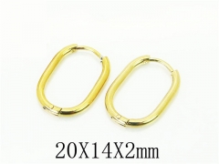 HY Wholesale Earrings 316L Stainless Steel Popular Jewelry Earrings-HY75E0046JLD