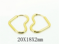 HY Wholesale Earrings 316L Stainless Steel Popular Jewelry Earrings-HY75E0004JL