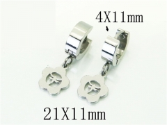 HY Wholesale Earrings 316L Stainless Steel Popular Jewelry Earrings-HY72E0066ILD