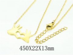 HY Wholesale Necklaces Stainless Steel 316L Jewelry Necklaces-HY36N0053NV