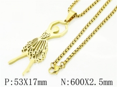 HY Wholesale Necklaces Stainless Steel 316L Jewelry Necklaces-HY09N1418HSD