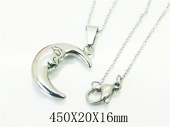 HY Wholesale Necklaces Stainless Steel 316L Jewelry Necklaces-HY74N0041LW