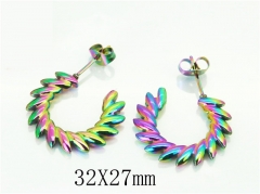 HY Wholesale Earrings 316L Stainless Steel Popular Jewelry Earrings-HY70E1349LW