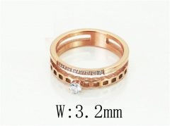 HY Wholesale Popular Rings Jewelry Stainless Steel 316L Rings-HY19R1241HRR