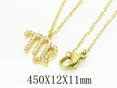 HY Wholesale Necklaces Stainless Steel 316L Jewelry Necklaces-HY12N0548OLB