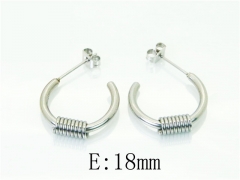 HY Wholesale Earrings 316L Stainless Steel Popular Jewelry Earrings-HY06E0365KC