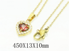 HY Wholesale Necklaces Stainless Steel 316L Jewelry Necklaces-HY12N0525PW