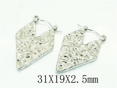 HY Wholesale Earrings 316L Stainless Steel Popular Jewelry Earrings-HY70E1332KB