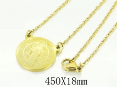 HY Wholesale Necklaces Stainless Steel 316L Jewelry Necklaces-HY74N0084LW