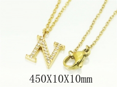 HY Wholesale Necklaces Stainless Steel 316L Jewelry Necklaces-HY12N0566OLC