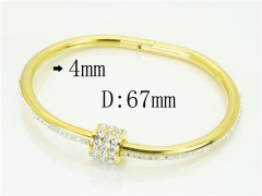 HY Wholesale Bangles Jewelry Stainless Steel 316L Fashion Bangle-HY19B1085HNW