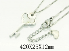 HY Wholesale Necklaces Stainless Steel 316L Jewelry Necklaces-HY24N0123HZL