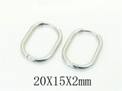 HY Wholesale Earrings 316L Stainless Steel Popular Jewelry Earrings-HY75E0049JW