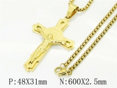 HY Wholesale Necklaces Stainless Steel 316L Jewelry Necklaces-HY09N1396HJD