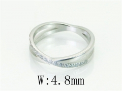 HY Wholesale Popular Rings Jewelry Stainless Steel 316L Rings-HY19R1280HHR