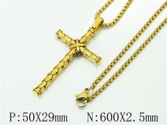 HY Wholesale Necklaces Stainless Steel 316L Jewelry Necklaces-HY41N0100HJV