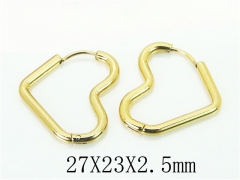 HY Wholesale Earrings 316L Stainless Steel Popular Jewelry Earrings-HY75E0007KS