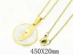 HY Wholesale Necklaces Stainless Steel 316L Jewelry Necklaces-HY74N0082ML