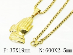 HY Wholesale Necklaces Stainless Steel 316L Jewelry Necklaces-HY09N1416NE