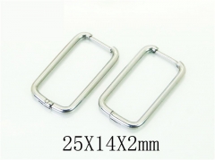 HY Wholesale Earrings 316L Stainless Steel Popular Jewelry Earrings-HY75E0022JLW