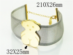 HY Wholesale Bangles Jewelry Stainless Steel 316L Fashion Bangle-HY90B0505HOE