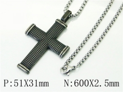 HY Wholesale Necklaces Stainless Steel 316L Jewelry Necklaces-HY41N0127HHD