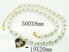 HY Wholesale Necklaces Stainless Steel 316L Jewelry Necklaces-HY80N0656HEL