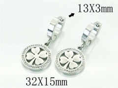 HY Wholesale Earrings 316L Stainless Steel Popular Jewelry Earrings-HY80E0733MQ