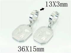 HY Wholesale Earrings 316L Stainless Steel Popular Jewelry Earrings-HY80E0747ML