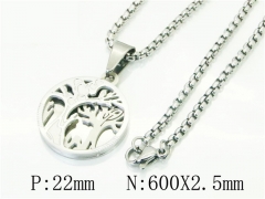HY Wholesale Necklaces Stainless Steel 316L Jewelry Necklaces-HY09N1433PLW