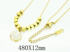 HY Wholesale Necklaces Stainless Steel 316L Jewelry Necklaces-HY80N0663MLE