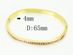 HY Wholesale Bangles Jewelry Stainless Steel 316L Fashion Bangle-HY80B1609HJS