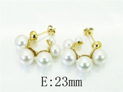 HY Wholesale Earrings 316L Stainless Steel Popular Jewelry Earrings-HY32E0433HME