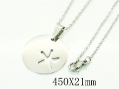 HY Wholesale Necklaces Stainless Steel 316L Jewelry Necklaces-HY74N0014JO